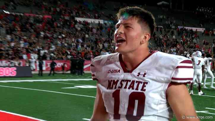 Diego Pavia shines as NMSU takes down UNM