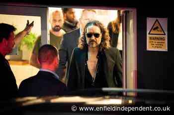 Russell Brand speaks to fans amid rape allegations