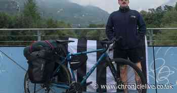 Newcastle United fan cycling across The Alps from Düsseldorf hopes to reach San Siro for Milan game