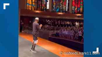 Lebron James surprises MN high school