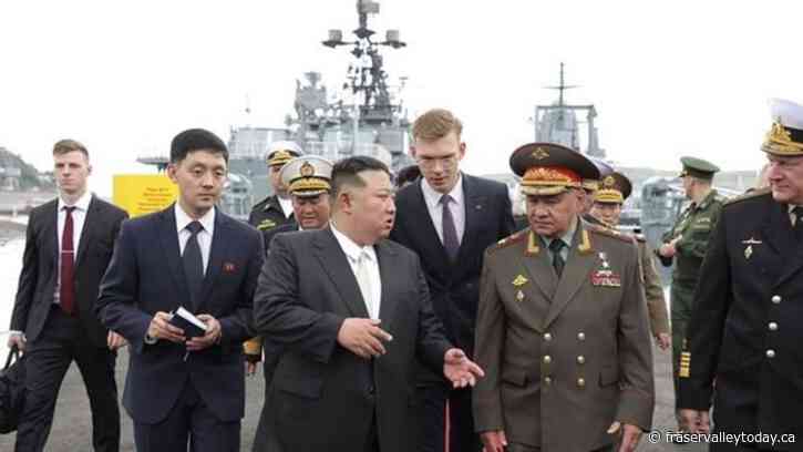 North Korean leader Kim Jong Un on his way home after concluding a trip to Russia’s Far East