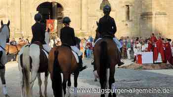 Segen für Ross und Reiter im Kloster Wiblingen