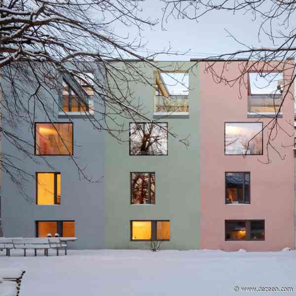 Reiulf Ramstad Arkitekter converts derelict carpentry workshop into trio of townhouses