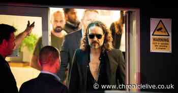 Russell Brand tells audience there are things he cannot discuss at live gig, as Dispatches documentary airs