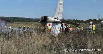 Flugzeugabsturz in Bamberg: Pilot war "in höchster Gefahr" - und wurde befreit