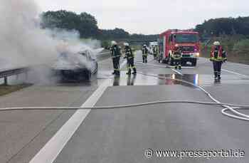 FW-ROW: Passat gerät in Brand