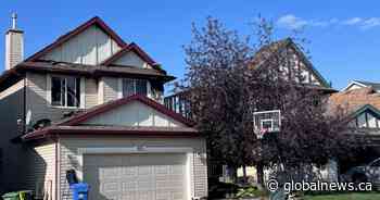 2-alarm house fire in northwest Calgary