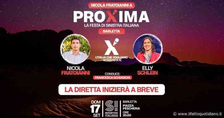 Festa di Sinistra italiana, alle 20 l’incontro con Nicola Fratoianni ed Elly Schlein: la diretta