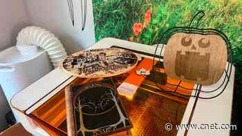 Glowforge Aura Review: A Delightful Sandbox of Potential Crafting Fun     - CNET