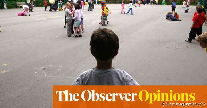 My son’s school is only across the street, but that doesn’t make his journey any easier…