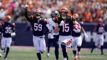 Bengals' Charlie Jones returns punt 81 yards for TD vs. Ravens