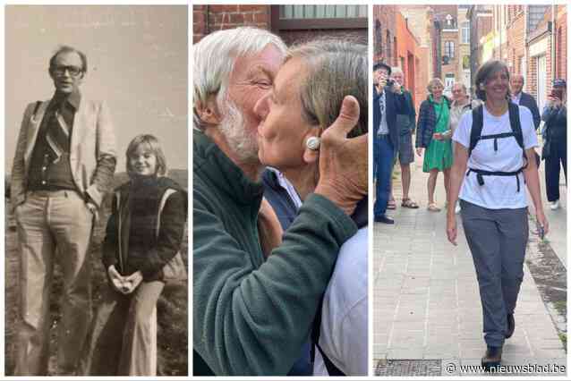 Marijke    wandelt voor overleden paps: “Een dag voor elk jaar dat hij ziek was”