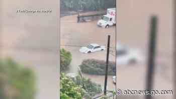 WATCH:  Several people rescued from stranded cars in Atlanta