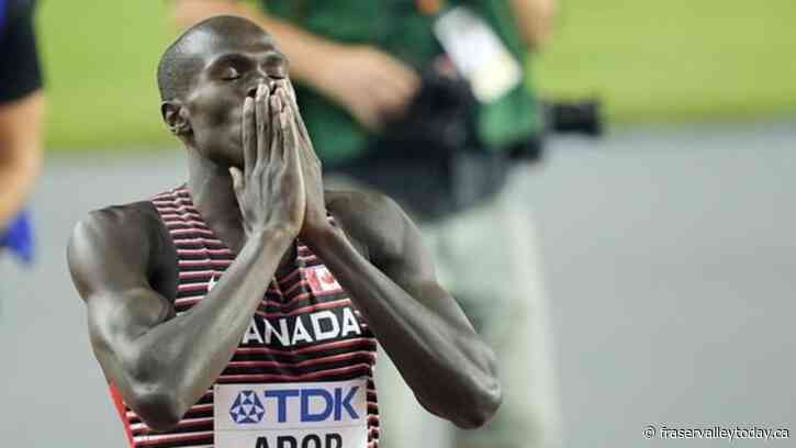 Canada’s Arop sets national record in second-place finish in Diamond League final