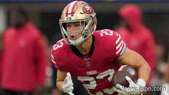 Christian McCaffrey scores on touchdown run to put 49ers ahead of Rams
