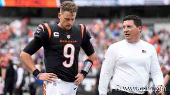 Burrow tweaks calf injury as Bengals fall to 0-2
