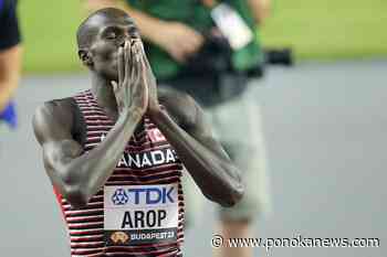 Canada’s Arop sets national record in 2nd-place finish in Diamond League final