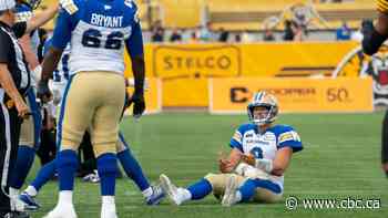 Blue Bombers lose 29-23 in upset against Hamilton Tiger-Cats