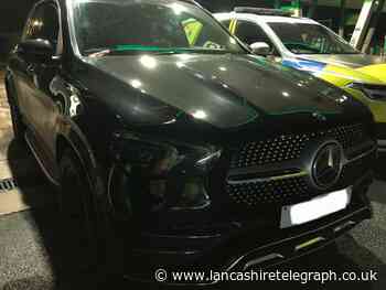 Mercedes-Benz GLE went wrong way on M6 near Garstang