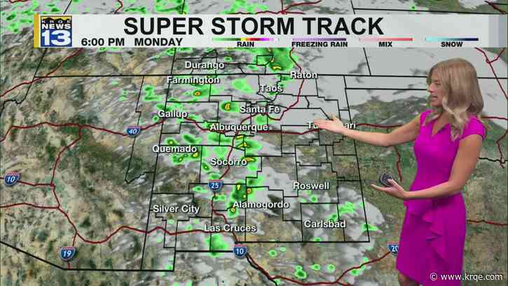New Mexico sees storms to start the week