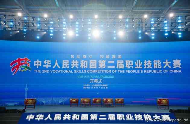 Dyer 2. Vocational Skills Competition of the People's Republic of China in Tianjin eröffnet