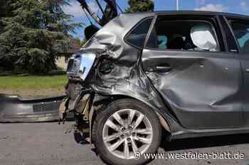 Von VW erfasst: Motorradfahrer (25) schwer verletzt