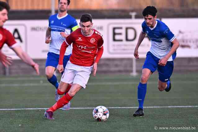 Jens Hoornaert legt er twee in het mandje voor Eendracht Aalter, maar is vooral ontstemd over tegengoal: “Niet echt sportief van Elene-Grotenberge”
