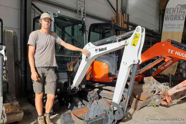 Jong machineverhuurbedrijf Rentalworks heeft jaar na diefstal minigraver terug uit Tsjechië dankzij tracker en privédetective