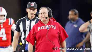 LOOK: Patriots' Bill Belichick spikes challenge flag near official with disgust during 'SNF' loss to Dolphins