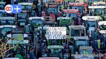 Agrarministerkonferenz Kiel: Bauern-Protest mit 500 Traktoren - Stau erwartet