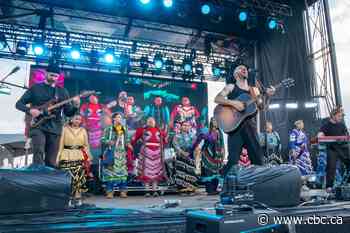 Jingle dress dancers Wake The Giant with X Ambassadors