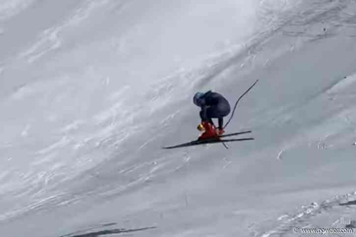 Skiing's GOAT Mikaela Shiffrin Catches Air In Chile