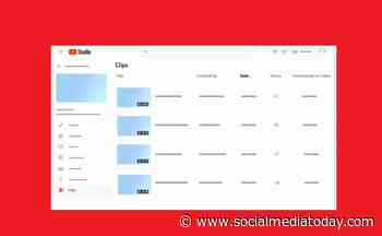 YouTube Adds New Clips Insights to Further Inform Content Strategy