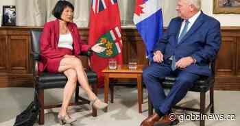 Ford, Chow agree ‘new deal’ is needed to help tackle Toronto’s massive deficit