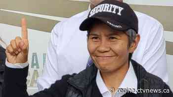 After being forced out of Sask. town, 'QAnon queen' relocates to another community in province