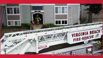 6 people displaced after fire at Virginia Beach apartment complex