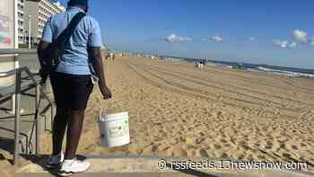 Virginia Beach community gathers to help clean up the Oceanfront in International Coastal Cleanup