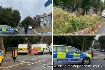 Upper Tollington Park stabbing: Pictures from the scene