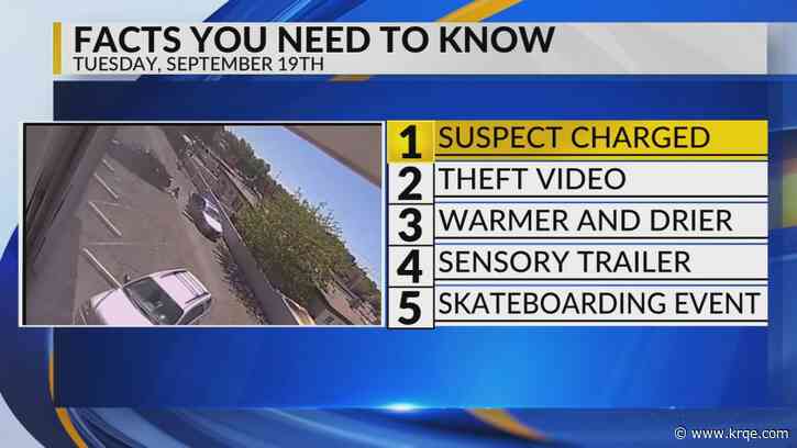 KRQE Newsfeed: Shootout video, Stolen vehicle, Warmer and drier, Sensory trailer, Skateboarding event