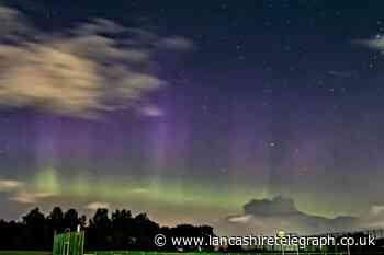 Man takes pictures of northern lights over Knuzden