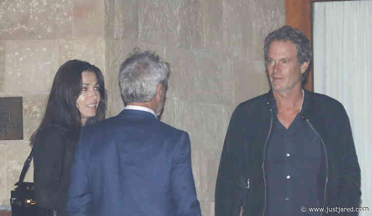 Sean Penn & Girlfriend Olga Korotyayeva Spotted Getting Dinner with Rande Gerber in Malibu