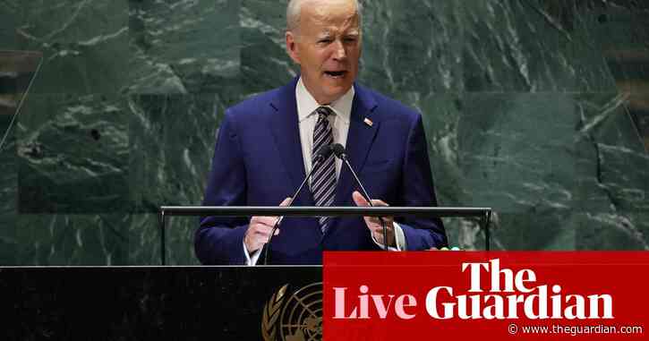 Biden to warn of Russian ‘brutalizing’ Ukraine without consequence; UN chief says ‘world becoming unhinged’ - live