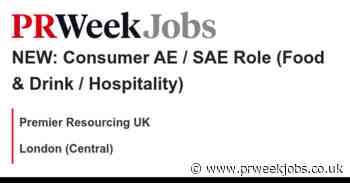 Premier Resourcing UK: NEW: Consumer AE / SAE Role (Food & Drink / Hospitality)