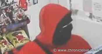 Police release image of masked man following attempted armed robbery in Gateshead