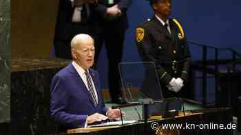 Biden vor UN: Dürfen Zerstückelung der Ukraine nicht zulassen