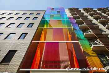 Vertical Rainbow Office Building / SAKO Architects