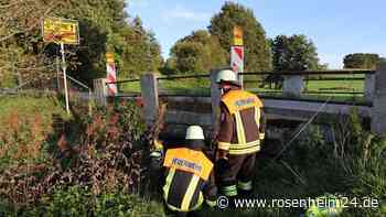 Ölunfall am Aidenbach: Feuerwehr im Einsatz – Polizei jagt nun mysteriösem Übeltäter