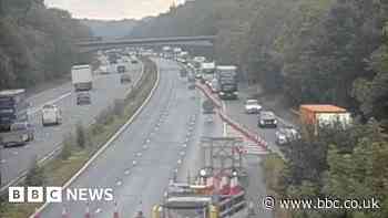M4 motorway lane reopens after coach and lorry crash