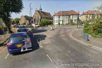 Emergency gas repairs block road in Horfield