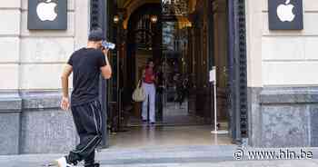 Staking in Franse Apple Stores tijdens lancering nieuwe iPhone